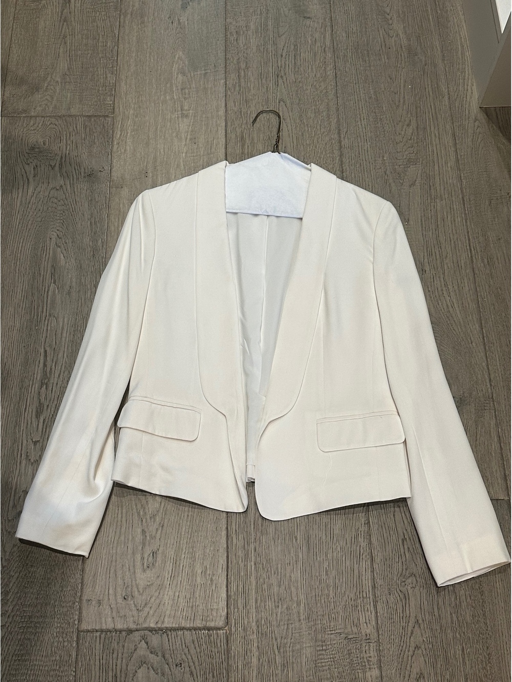 Ann Taylor Petite White Ivory Blazer Jacket 2P